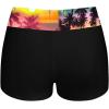 ROSE GAL Women Plus Size Hawaii Two Piece Tankini Swimsuit Set Tropic Coconut Palm Padded Swimwear(Black_1)