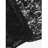 ROSE GAL Women Plus Size Lace-up Gothic Witch Halloween Costume Bell Sleeves T-Shirt(Black_1)