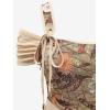 ROSE GAL Women Plus Size Medieval Renaissance Costume Maxi Corset Dress with Pockets(Khaki)