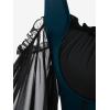 ROSE GAL Women Plus Size Punk Cold Shoulder Flare Sleeves Lace Gothic Dress(Blue_1)