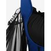 ROSE GAL Women Plus Size Punk Cold Shoulder Flare Sleeves Lace Gothic Dress(Blue_2)