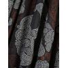 ROSE GAL Women Plus Size Retro Gothic Dress Paisley Skull Print Layered Handkerchief Midi Tank Dress(Black)