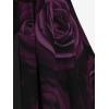 ROSE GAL Women Plus Size Romantic Gothic Lace-up Bell Sleeves Tee Flare Sleeves Renaissance Top Goth Costume Top(Purple_1)