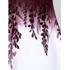 ROSE GAL Women Plus Size Two Piece Modest Tankini Swimsuit Floral Ombre Boyleg Padded Tankini(Dark Red_1)