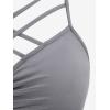 ROSE GAL Womens Plus Size 2pcs Witch Halloween Costume Gothic Lace Hooded Dress(Gray)