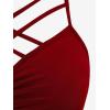 ROSE GAL Womens Plus Size 2pcs Witch Halloween Costume Gothic Lace Hooded Dress(Red)