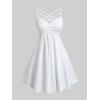 ROSE GAL Womens Plus Size 2pcs Witch Halloween Costume Gothic Lace Hooded Dress(White)