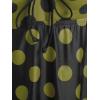 ROSE GAL Womens Plus Size Curve Cinched Polka Dot Crisscross Tankini Swimsuit Set(Green_2)