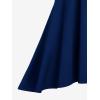 ROSE GAL Womens Plus Size Curve High Low Tank Tops Gothic Sleeveless Strap Tank Top(Blue)