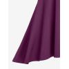 ROSE GAL Womens Plus Size Curve High Low Tank Tops Gothic Sleeveless Strap Tank Top(Purple_1)