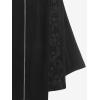 ROSE GAL Womens Plus Size Dresses Sleeveless V-Neck Gothic Vintage 50S Party Maxi Dress(Black_1)