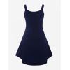 ROSE GAL Womens Plus Size Dresses Sleeveless V-Neck Gothic Vintage 50S Party Maxi Dress(Blue_3)