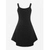 ROSE GAL Womens Plus Size Dresses Sleeveless V-Neck Gothic Vintage 50S Party Maxi Dress(Gray_1)