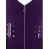 ROSE GAL Womens Plus Size Dresses Sleeveless V-Neck Gothic Vintage 50S Party Maxi Dress(Purple_3)