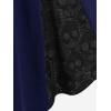 ROSE GAL Womens Plus Size Dresses Sleeveless V-Neck Gothic Vintage 50S Spaghtti Strap Swing Maxi Dress(Blue_10)