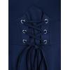 ROSE GAL Womens Plus Size Dresses Sleeveless Wrap Gothic Cocktail Rockabilly Weeding Party Dress(Blue_1)