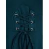 ROSE GAL Womens Plus Size Dresses Sleeveless Wrap Gothic Cocktail Rockabilly Weeding Party Dress(Blue_2)