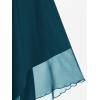 ROSE GAL Womens Plus Size Dresses Sleeveless Wrap Gothic Cocktail Rockabilly Weeding Party Dress(Blue_2)