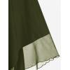 ROSE GAL Womens Plus Size Dresses Sleeveless Wrap Gothic Cocktail Rockabilly Weeding Party Dress(Green_1)