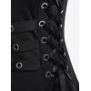 ROSE GAL Womens Plus Size Dresses Sleeveless Wrap Gothic Vintage 50S Spaghtti Strap Party Maxi Dress(Black_3)