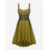 ROSE GAL Womens Plus Size Dresses Sleeveless Wrap Gothic Vintage 50S Spaghtti Strap Party Maxi Dress(Green_1)