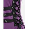 ROSE GAL Womens Plus Size Dresses Sleeveless Wrap Gothic Vintage 50S Spaghtti Strap Party Maxi Dress(Purple_1)