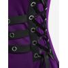 ROSE GAL Womens Plus Size Dresses Sleeveless Wrap Gothic Vintage 50S Spaghtti Strap Party Maxi Dress(Purple_2)