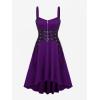 ROSE GAL Womens Plus Size Dresses Sleeveless Wrap Gothic Vintage 50S Spaghtti Strap Party Maxi Dress(Purple_2)