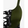 ROSE GAL Womens Plus Size Dresses Sleeveless Wrap Gothic Vintage 50S Spaghtti Strap Swing Maxi Dress(Green_15)