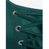 ROSE GAL Womens Plus Size Dresses Sleeveless Wrap Gothic Vintage 50S Spaghtti Strap Swing Maxi Dress(Green_23)