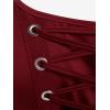 ROSE GAL Womens Plus Size Dresses Sleeveless Wrap Gothic Vintage 50S Spaghtti Strap Swing Maxi Dress(Red_23)