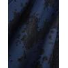 ROSE GAL Womens Plus Size Gothic Lace Overlay Layered Handkerchief Hem Flowy Maxi Skirt(Deep Blue)