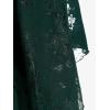 ROSE GAL Womens Plus Size Gothic Lace Overlay Layered Handkerchief Hem Flowy Maxi Skirt(Deep Green)