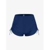 ROSE GAL Womens Plus Size Halter Backless Empire Waist Modest Boyshorts Tankini Swimsuit Set(Blue_1)