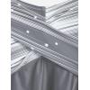 ROSE GAL Womens Plus Size Halter Backless Empire Waist Modest Boyshorts Tankini Swimsuit Set(Gray_1)