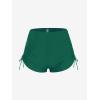 ROSE GAL Womens Plus Size Halter Backless Empire Waist Modest Boyshorts Tankini Swimsuit Set(Green_1)