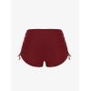 ROSE GAL Womens Plus Size Halter Backless Empire Waist Modest Boyshorts Tankini Swimsuit Set(Red_1)