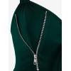 ROSE GAL Womens Plus Size Lace Up Zipper Crisscross Handkerchief Tank Top(Green)