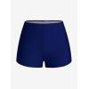 ROSE GAL Womens Plus Size Tribal Geo Print Crisscross Padded Boyshorts Tankini Swimsuit(Blue_1)