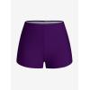 ROSE GAL Womens Plus Size Tribal Geo Print Crisscross Padded Boyshorts Tankini Swimsuit(Purple_1)