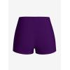 ROSE GAL Womens Plus Size Tribal Geo Print Crisscross Padded Boyshorts Tankini Swimsuit(Purple_1)