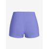ROSE GAL Womens Plus Size Tribal Geo Print Crisscross Padded Boyshorts Tankini Swimsuit(Purple_3)
