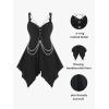 ROSE GAL Womens Plus Size Tunic Tops 2022 Fall Casual Long Sleeve T-Shirt Goth Shirt V Neck Loose Blouses Swing Tunic(Black_1)