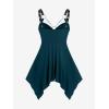 ROSE GAL Womens Plus Size Tunic Tops 2022 Fall Casual Long Sleeve T-Shirt Goth Shirt V Neck Loose Blouses Swing Tunic(Peacock Blue)