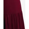 ROSE GAL Womens Plus Size Tunic Tops 2022 Fall Casual Long Sleeve T-Shirt Goth Shirt V Neck Loose Blouses Swing Tunic(Red)