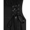 ROSE GAL Womens Plus Size Tunic Tops Fall Casual Long Sleeve T-Shirt Goth Shirt V Neck Loose Blouses Swing Tunic(Black)