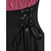 ROSE GAL Womens Plus Size Tunic Tops Fall Casual Long Sleeve T-Shirt Goth Shirt V Neck Loose Blouses Swing Tunic(Pink)