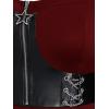 ROSE GAL Womens Plus Size Victorian Gothic Halloween Witch Renaissance Medieval Costume Cold Shoulder Dress(Red)