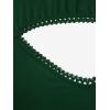 ROSE GAL Womens Plus Size Victorian Gothic Lace-up Layered Lace Trim Cutout Trumpet Sleeves Knee Length Dress(Green)