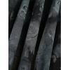 Rosegal Plus Size Halloween Costume Tie Dye Rose Print Lace-up Buckled Straps Handkerchief Hem Tank Goth Dress(Black)